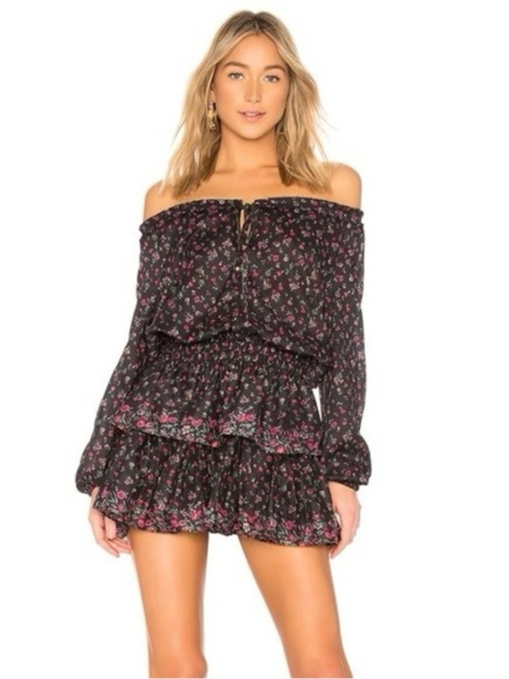 Loveshackfancy Floral Popover Dress size M pristine condition